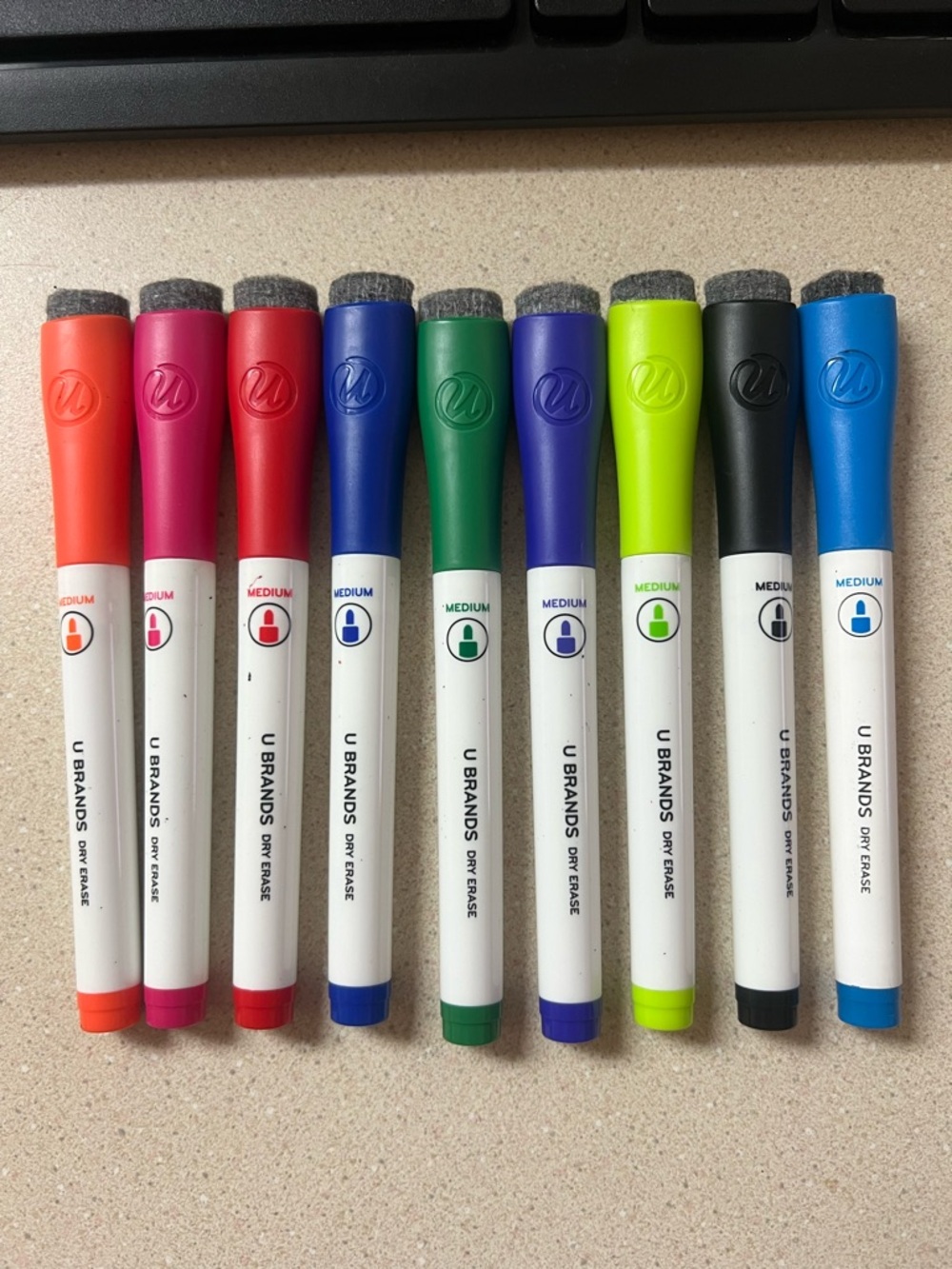 U Brands Dry Erase Markers - Assorted Colors (Set of 10)